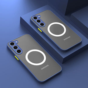 Magnetic Shock‑Resistant Samsung Case – Magnify – Slim MagSafe Compatible – Dual‑Layer Protection