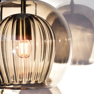 Glass Pendant Light – Halvix – Modern Ceiling Fixture – Elegant Room Lighting