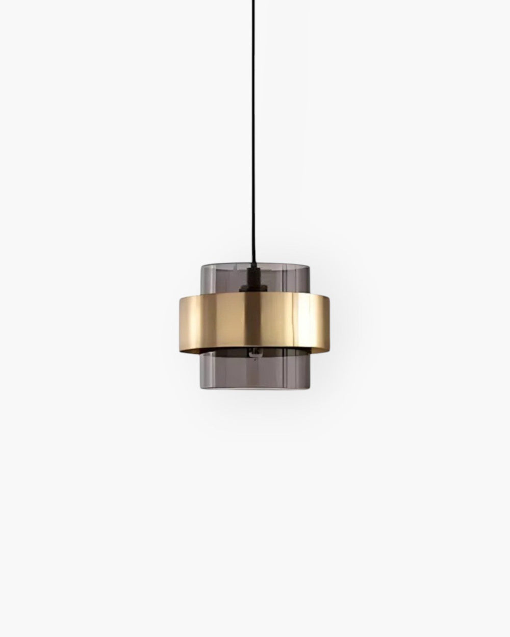 Pendant Ceiling Light - Industra - Gold Glass Shade - Modern Industrial Design