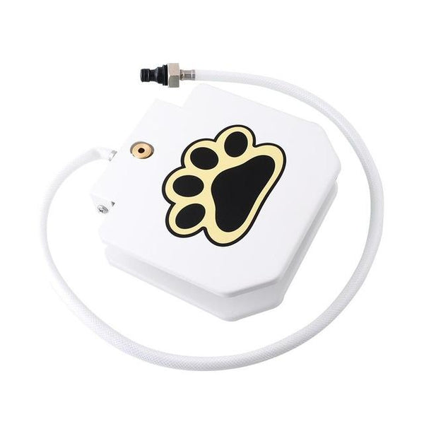 Outdoor Dog Water Fountain | Paw-Activated Pet Drinking Fountain with 41" Hose & Splitter | Fresh Running Water On Demand