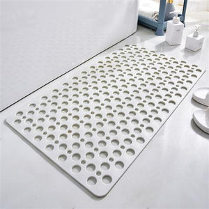 Bathroom Non-Slip Mat – AquaGrip - Anti-Mould Suction Grip Bath Mat for Secure Showers