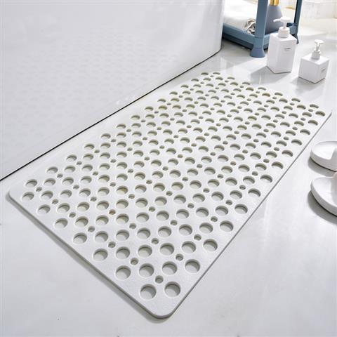 Bathroom Non-Slip Mat – AquaGrip - Anti-Mould Suction Grip Bath Mat for Secure Showers