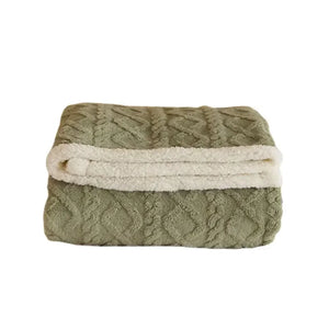 Lambswool Blanket - Snugglea - Thick Winter Fleece - Cosy Bed Throw