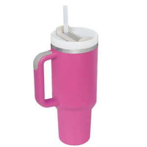 ThermoSip 40 Oz Insulated Tumbler with Handle and Straw