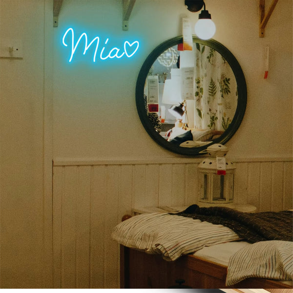 Custom Neon Sign – Lumevera Personalized LED Name Light for Room, Wedding & Event Décor