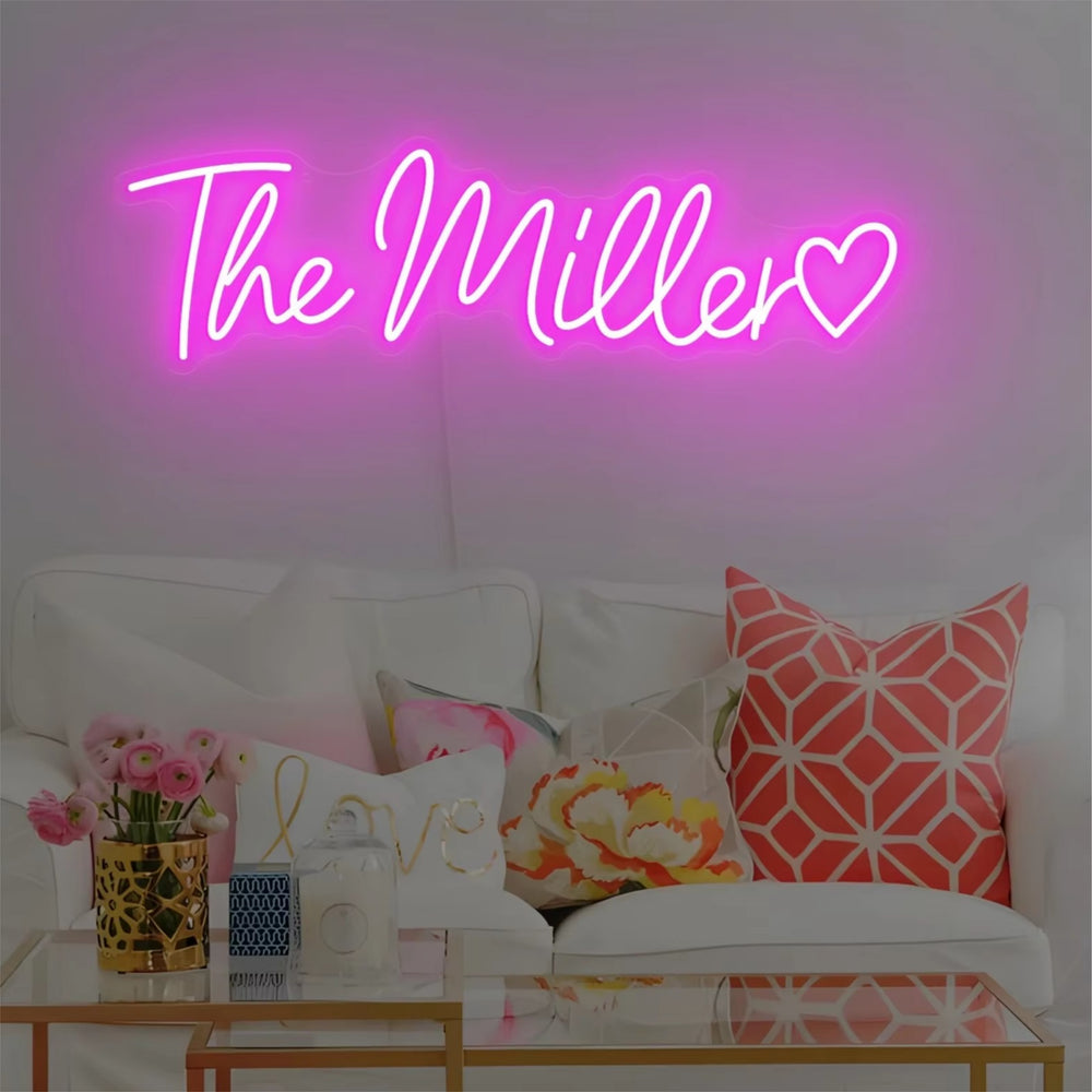 Custom Neon Sign – Lumevera Personalized LED Name Light for Room, Wedding & Event Décor