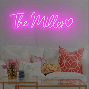 Custom Neon Sign – Lumevera Personalized LED Name Light for Room, Wedding & Event Décor