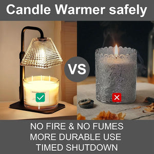 Candle Warmer Lamp Black With Programmable Dimming