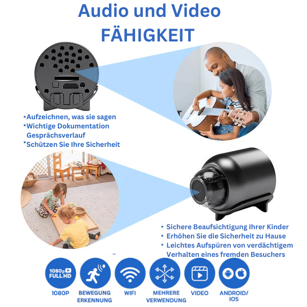 Child Safety Camera - Guardify - HD Wireless Surveillance - Night Vision Security