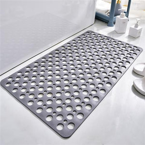 Bathroom Non-Slip Mat – AquaGrip - Anti-Mould Suction Grip Bath Mat for Secure Showers