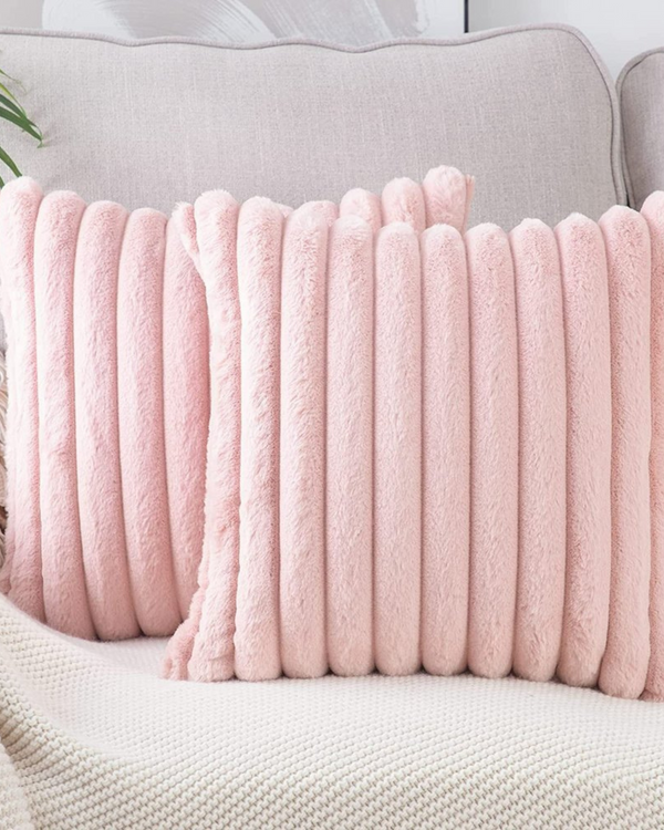 Cushion Set - Velveta - Soft Plush Texture - Modern Sofa Decor