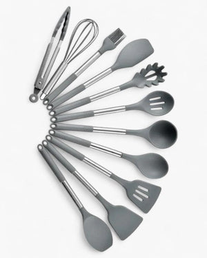 Silicone Utensil Set - Nordeka - 13-Piece Cooking Tools - Heat Resistant Kitchenware