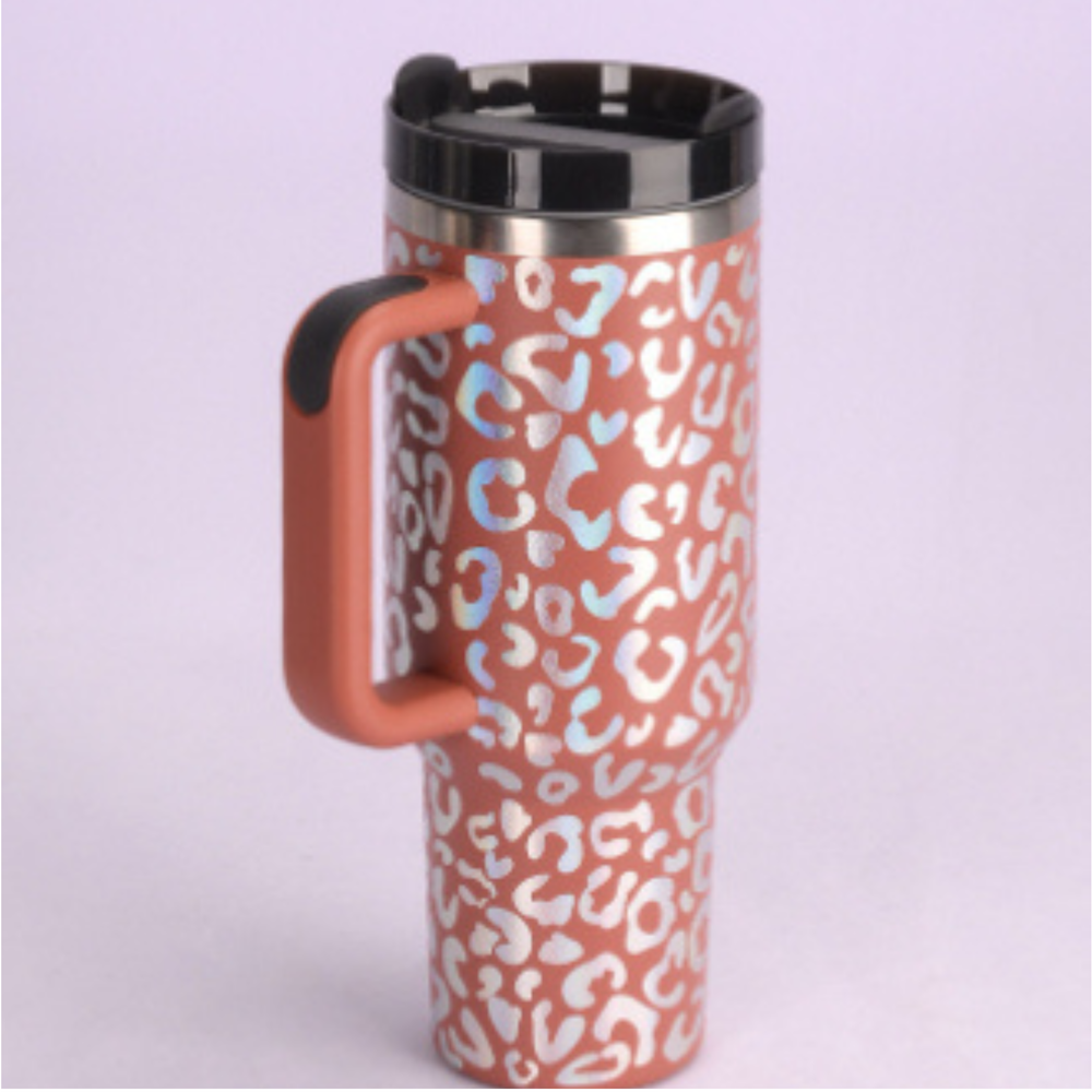 ThermoSip 40 Oz Insulated Tumbler with Handle and Straw