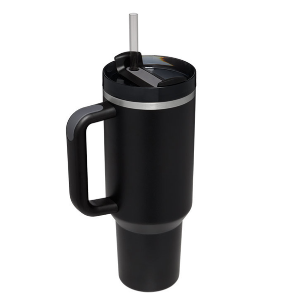 ThermoSip 40 Oz Insulated Tumbler with Handle and Straw