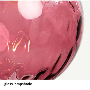 Glass Pendant Light - Luminex - Globe Design Lamp - Warm Ambient Lighting