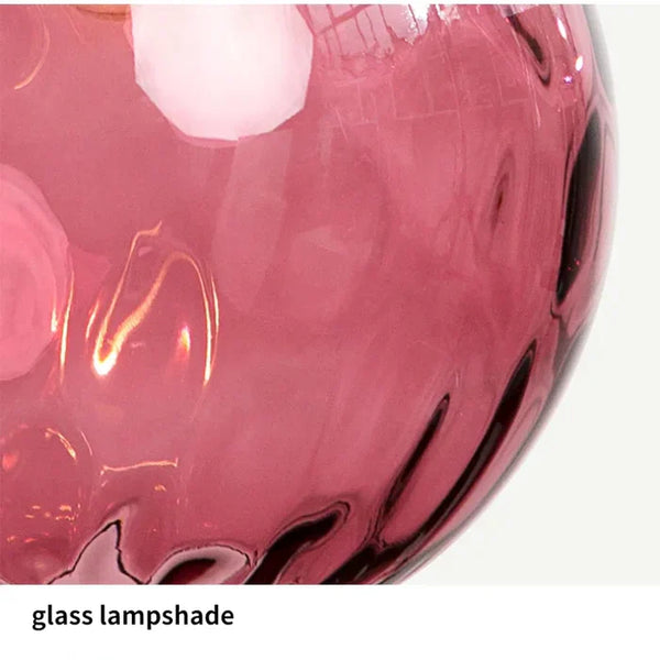 Glass Pendant Light - Luminex - Globe Design Lamp - Warm Ambient Lighting