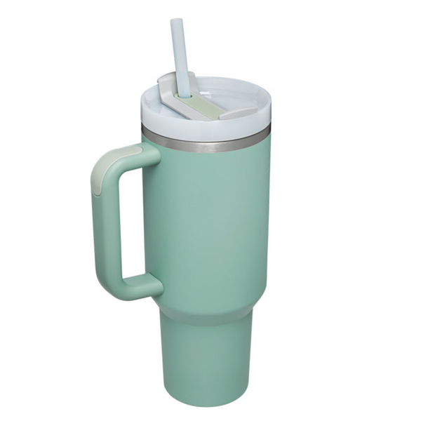 ThermoSip 40 Oz Insulated Tumbler with Handle and Straw