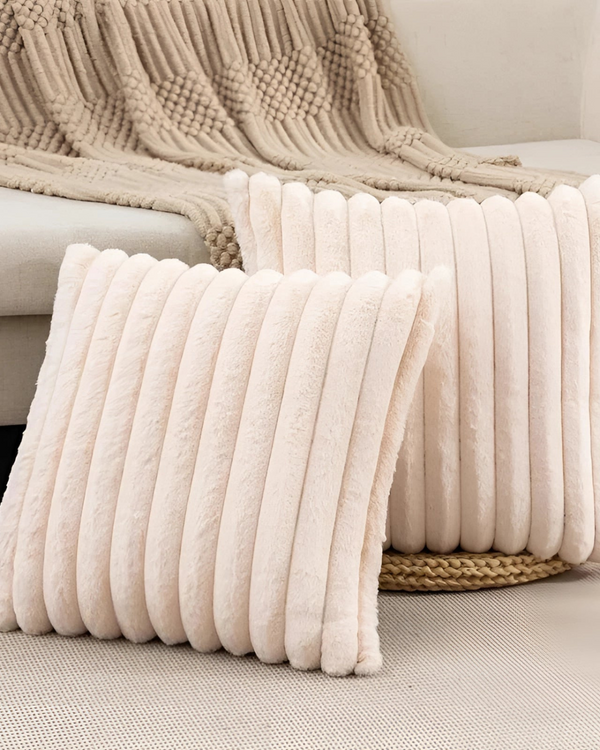 Cushion Set - Velveta - Soft Plush Texture - Modern Sofa Decor