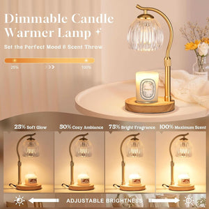 Elegant Candle Warmer Lamp With Programmable Timer