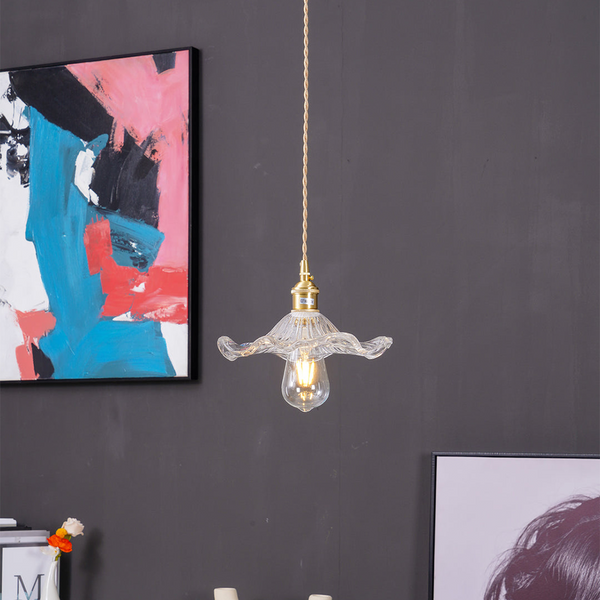LED Ceiling Light - Floralis - Elegant Floral Pendant - Adjustable Lighting