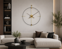 Zenith | Modern Metal Wall Clock — Frameless Silent Design for Contemporary Interiors