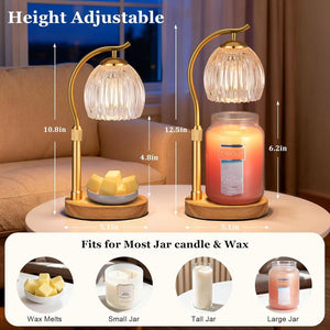 Elegant Candle Warmer Lamp With Programmable Timer