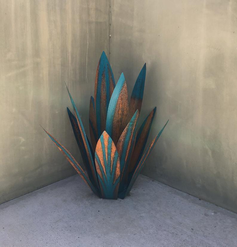 Iron Art Agave Plant Ornament | Handcrafted Garden & Home Décor —  35cm & 65cm