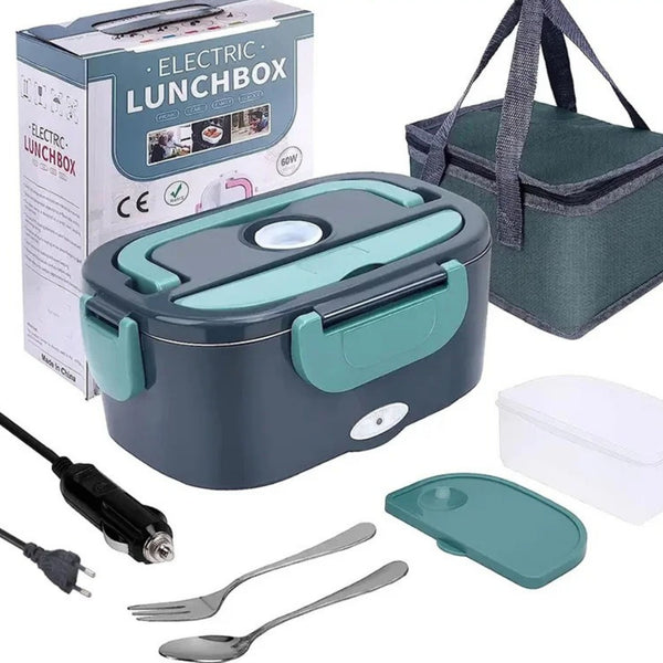 HeatMate 1.5L Electric Lunch Box – 60W Portable Food Warmer for Car, Van and Home Use