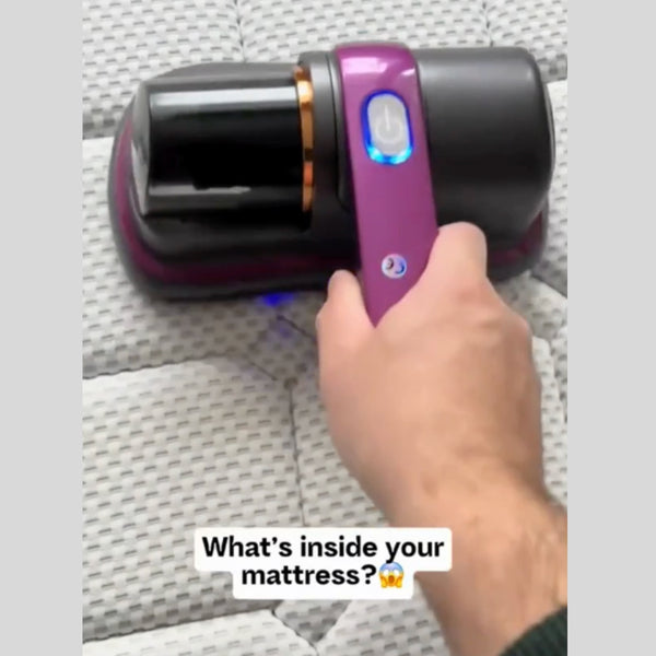 Mite Remover Vacuum Cleaner - UV Deep Cleaning, Cordless, Mattress & Fabric Care