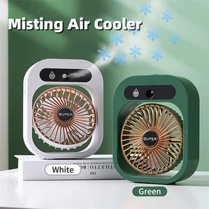 2-in-1 USB Misting Fan & Humidifier | Rechargeable Desk Cooler