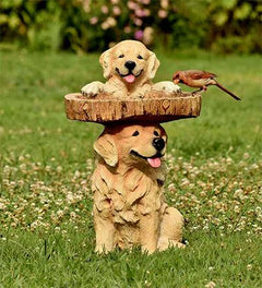 Puppy Garden Ornaments | Modern Animal Décor for Home & Garden