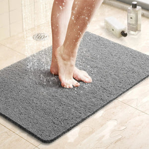 AquaHaven Non-Slip PVC Shower Mat with Drain Holes