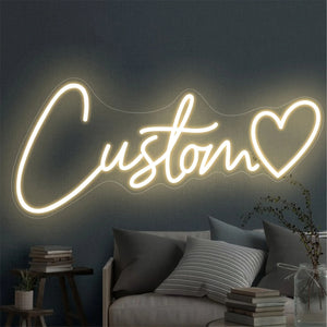 Custom Neon Sign – Lumevera Personalized LED Name Light for Room, Wedding & Event Décor