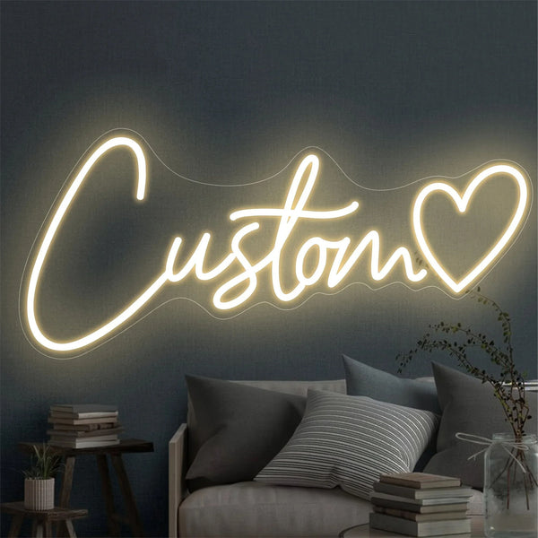 Custom Neon Sign – Lumevera Personalized LED Name Light for Room, Wedding & Event Décor
