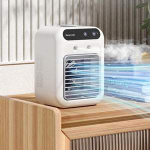 Portable Air Cooler Fan USB Rechargeable | Ice Mist Desk Cooler