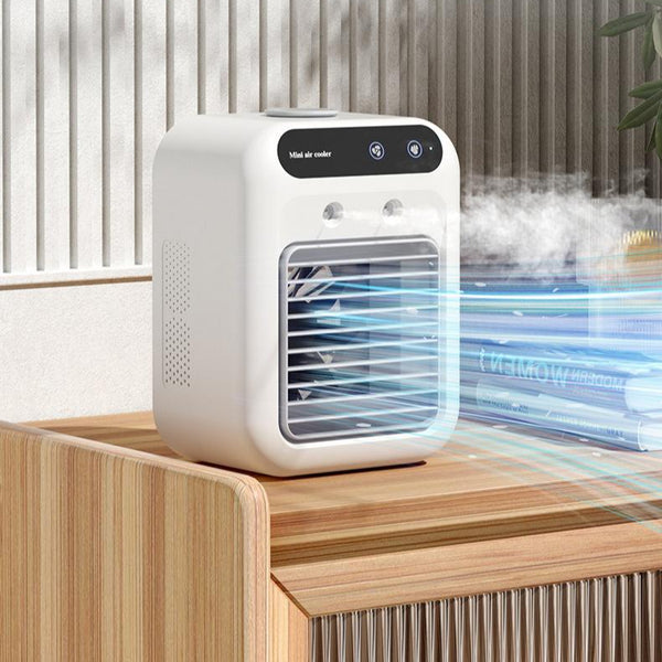 Portable Air Cooler Fan USB Rechargeable | Ice Mist Desk Cooler