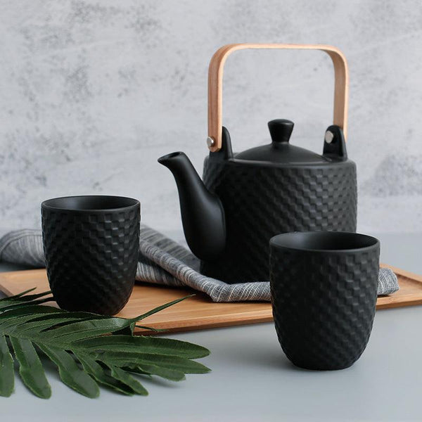 ZenCheck Ceramic Tea Set