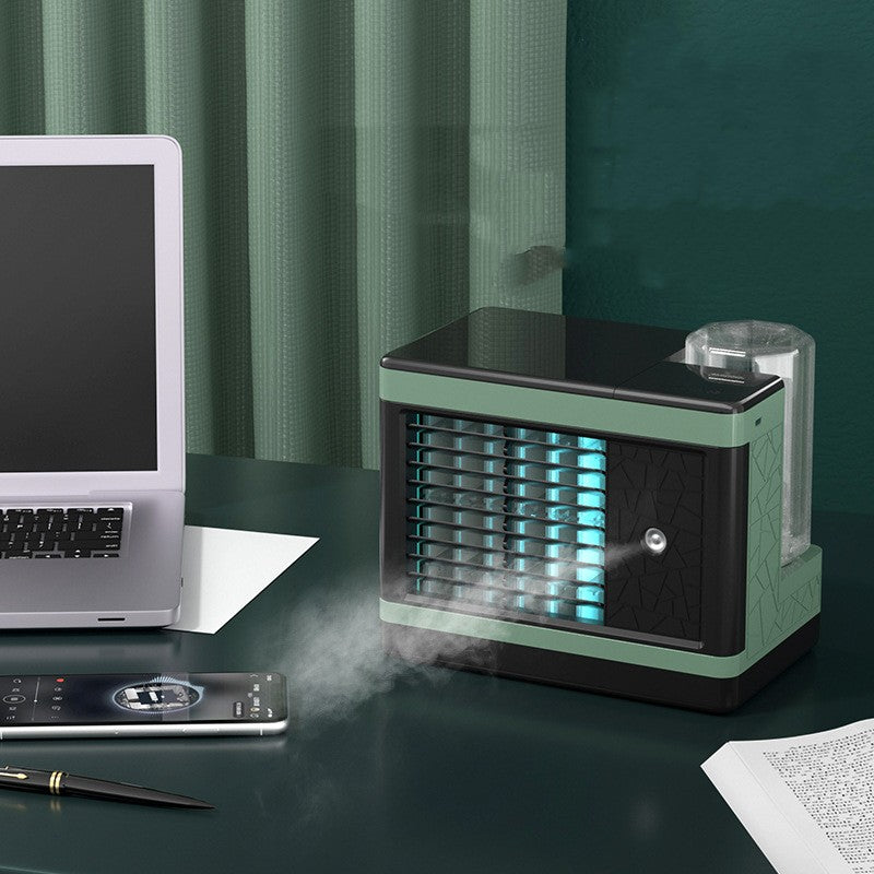 Rechargeable Mini Air Conditioner | Portable USB Fan Cooler