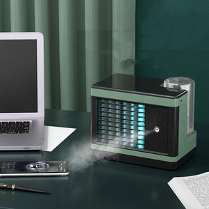 Rechargeable Mini Air Conditioner | Portable USB Fan Cooler