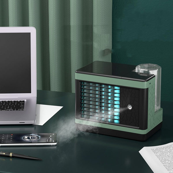 Rechargeable Mini Air Conditioner | Portable USB Fan Cooler