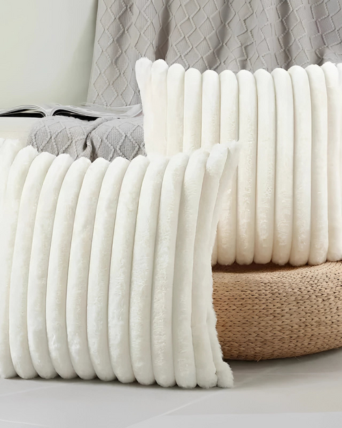 Cushion Set - Velveta - Soft Plush Texture - Modern Sofa Decor