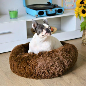 Calming Pet Bed - SnuggleNest - Anti-Anxiety Dog Cushion - Soft Washable Design