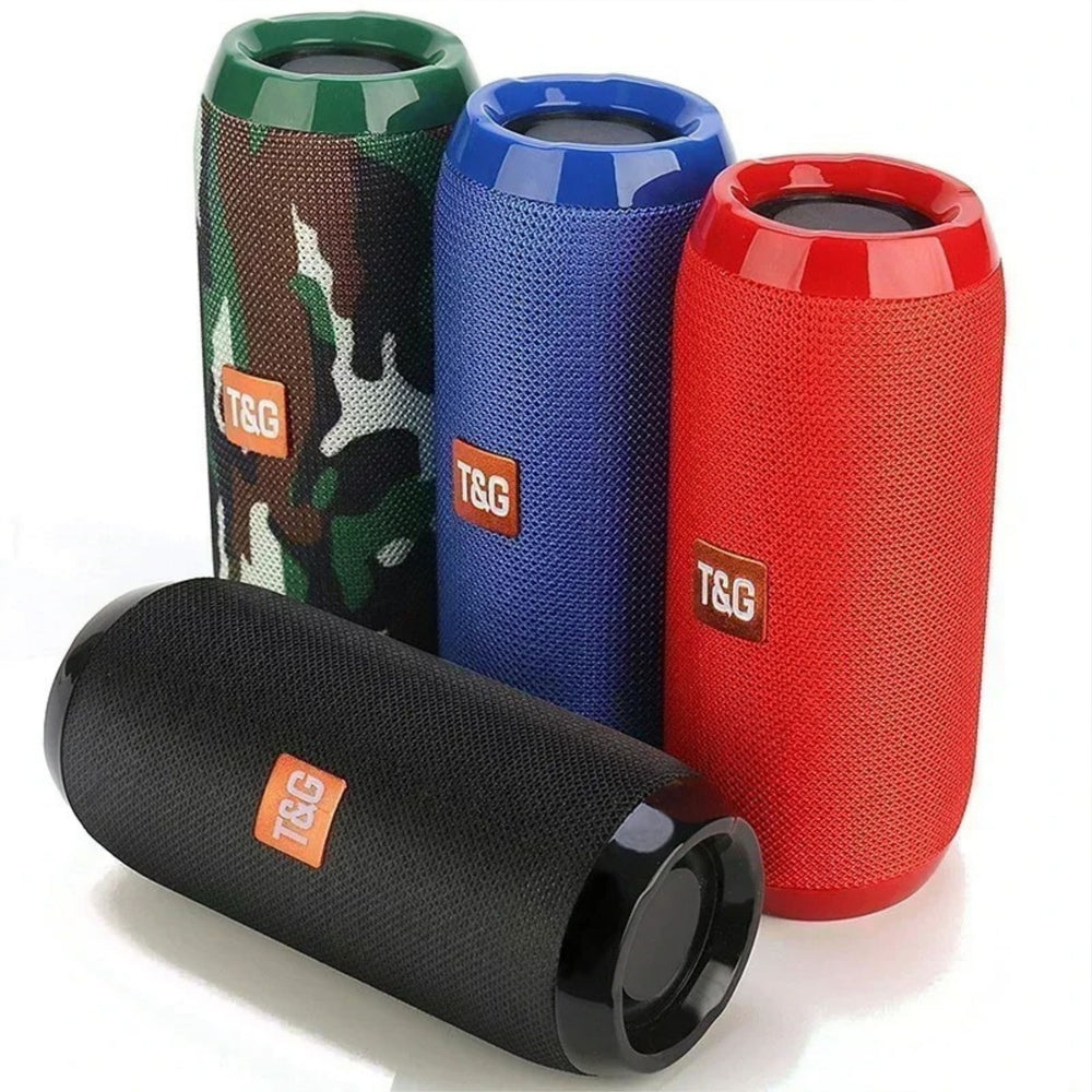 SonicWave Portable Wireless Bluetooth Speaker – Outdoor Subwoofer with Stereo Surround & FM Radio