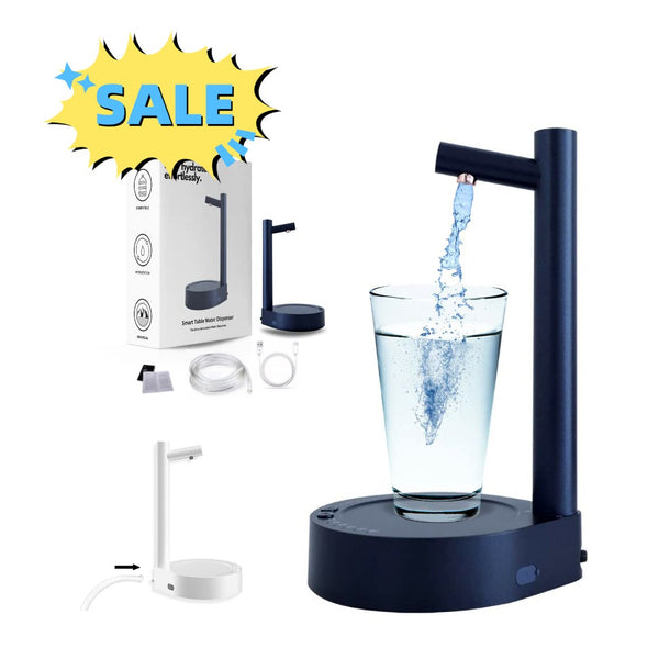 Electric Rechargeable Automatic Water Bottle Dispenser Pump — USB-C Gallon Water Pump Dispenser for Home, Office & Outdoor Use | 1800mAh | White & Blue