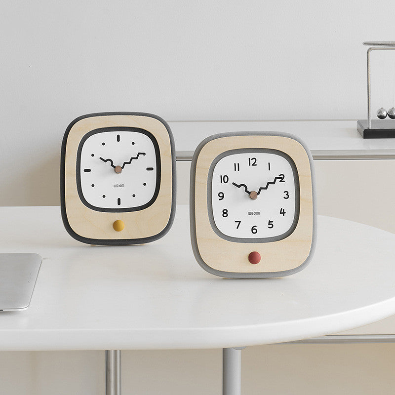 Mandelda Modern Minimalist Desk Clock | Home Office Decor