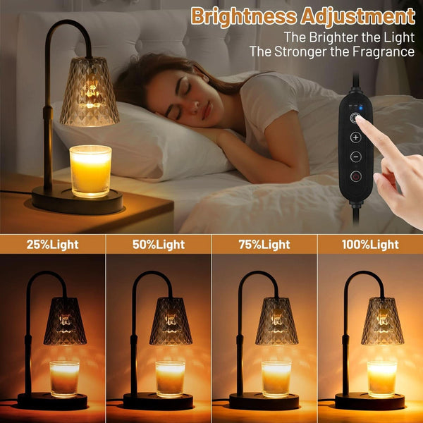 Candle Warmer Lamp Halogen Powered Adjustable Timer