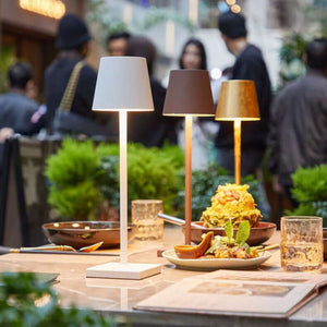Luminzo | Portable Rechargeable Table Lamp — Touch Control Dimmable LED Light