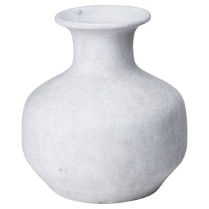 Cinder Squat | Textured Stone Ceramic Vase