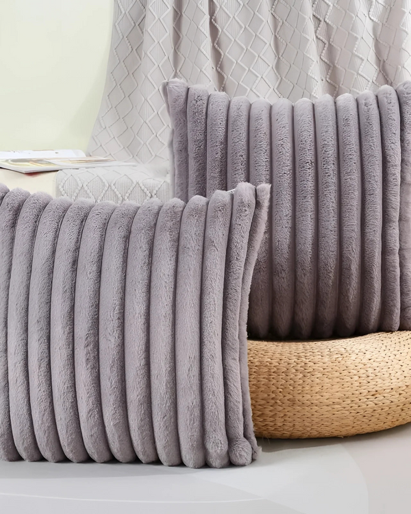 Cushion Set - Velveta - Soft Plush Texture - Modern Sofa Decor