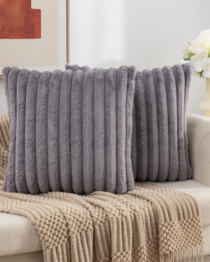 Cushion Set - Velveta - Soft Plush Texture - Modern Sofa Decor